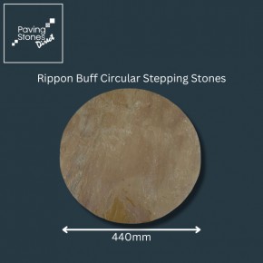 Rippon Buff Sandstone Stepping Stones