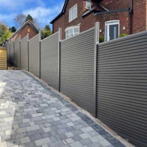 Anthracite Composite Fencing