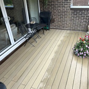 Light Oak Composite Decking