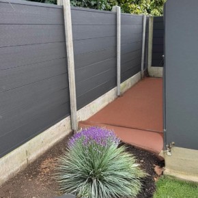 Anthracite Composite Fencing (Plain)