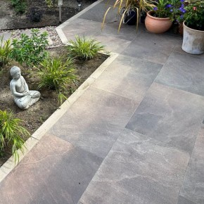 Italian Vintage Chestnut Porcelain Paving