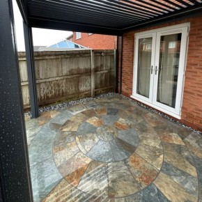 Rustique Porcelain Circle 2.4m