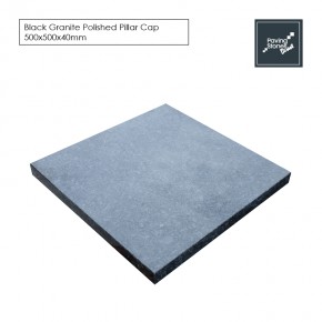 Black Granite coping stone 500x500x40