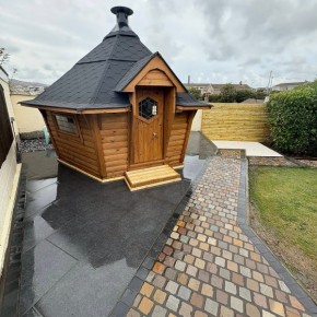 Multi Coloured Cobbles 100x100