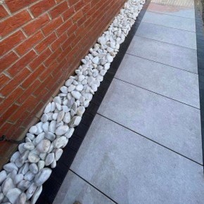 Anthracite porcelain cobbles 100x100