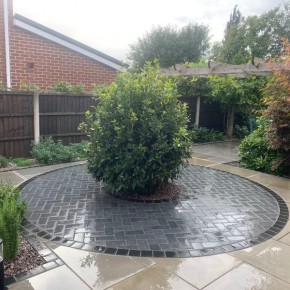 Mid Grey Granite Tumbled Setts 200x100
