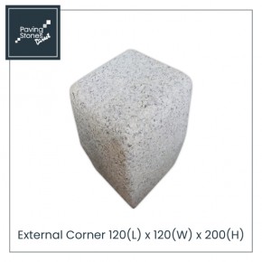 Silver Granite internal corner