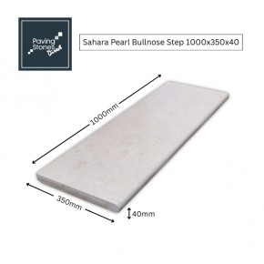 Sahara Pearl Bullnose Steps 1000x350x40mm