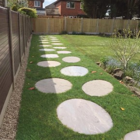 Raj Green Sandstone Stepping Stones
