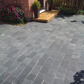 Charcoal Block Paving - Sample
