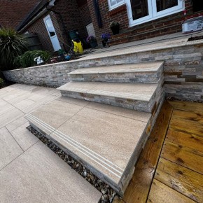 Bull Nose Steps 900x450x20mm - Riverside Mocha