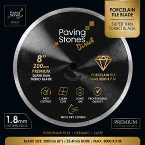 200mm Porcelain Blade (8 inch)
