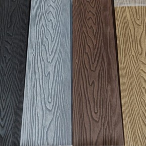 Anthracite Wood Grain Composite Fencing