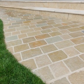 Yellow Limestone 150x150 cobbles