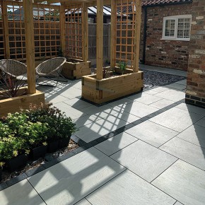 Silver Kandla Grey Porcelain Paving