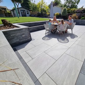 Silver Kandla Grey Porcelain Paving Lifestyle 600x900 Product Image