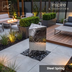 Steel Spring Water Feature