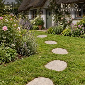 Silver Grey Sandstone Stepping Stones