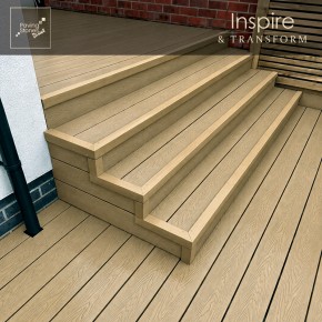 3.6m Light Oak Composite L-Profile Trim
