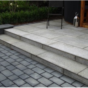 Bull Nose Steps 1000x350x30mm - Silver Granite