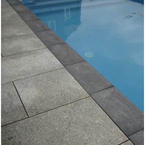 Bull Nose Steps 600x350x30 mm - Mid Grey Granite