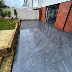 Marmo Anthracite Porcelain Paving Lifestyle 1200x600 Product Image